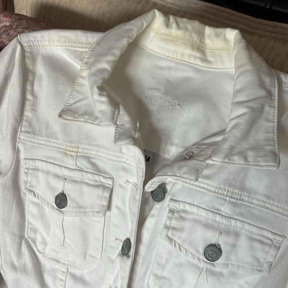 🤍KUT White Stretch Denim Jacket - Picture 2 of 8